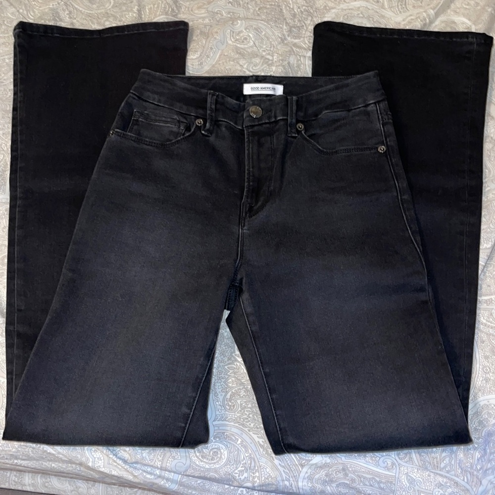 Good American flared jeans
